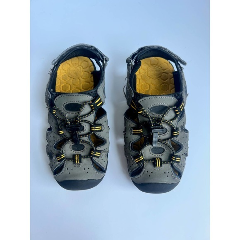 Khombu Waterproof Kyle Sport Sandal‎ Fisherman Youth Kids 13 Gray Black 1182623